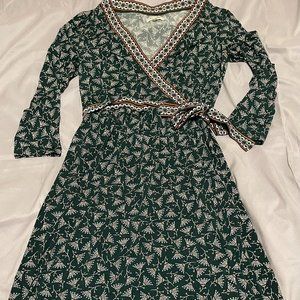 Women's Max Studio Wrap Print Dress Size S